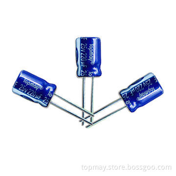 Aluminum Electrolytic Capacitor with 2,000-hour Loading Lifespan and 6.3 to 450V Rated Voltage Range